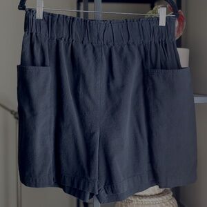 Ozma Utility Short | Organic Manta Cotton | Black